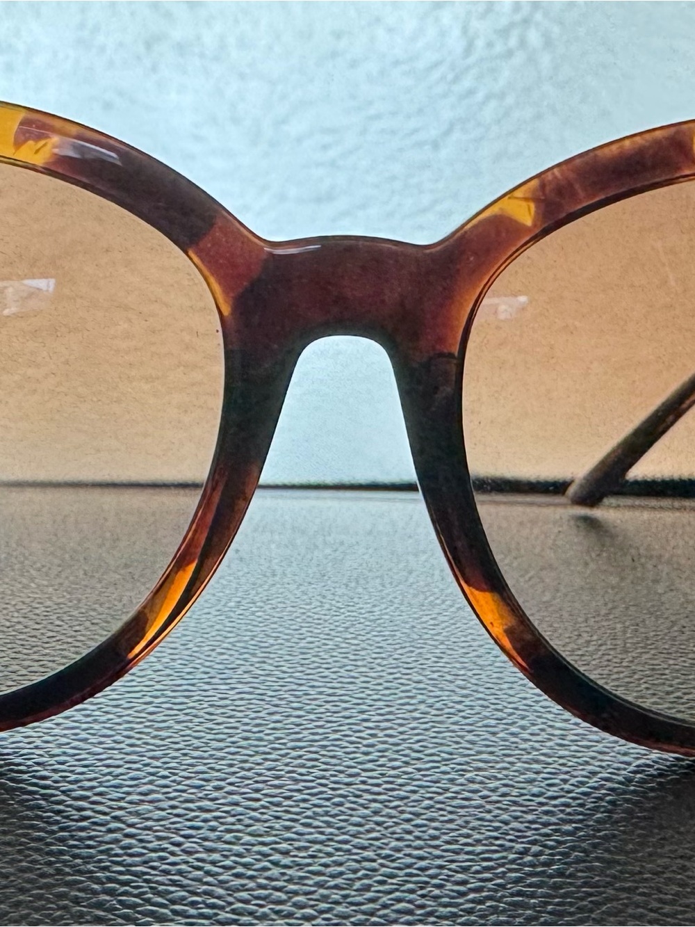 Michael Kors Tortoiseshell Sunglasses with Gold Chain Arms - Picture 2 of 4